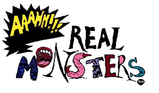a logo to the nickelodean franchise aaahh!!! real monsters