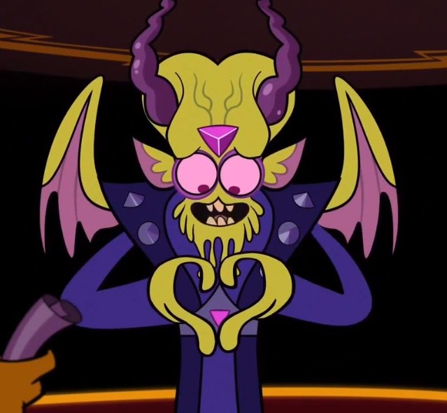 a image screencap of major threat from the cartoon wander over yonder