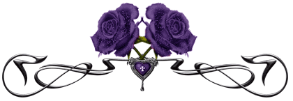 a purple rose divider