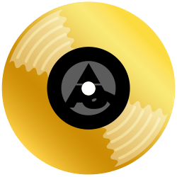 a gold disc