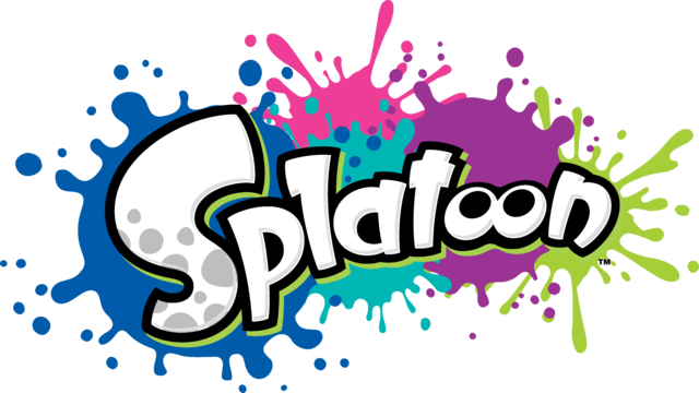 a logo of the game franchise splatoon 2015-2022